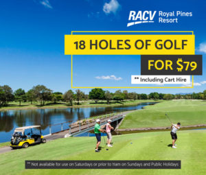 RACV Golf Day Promo